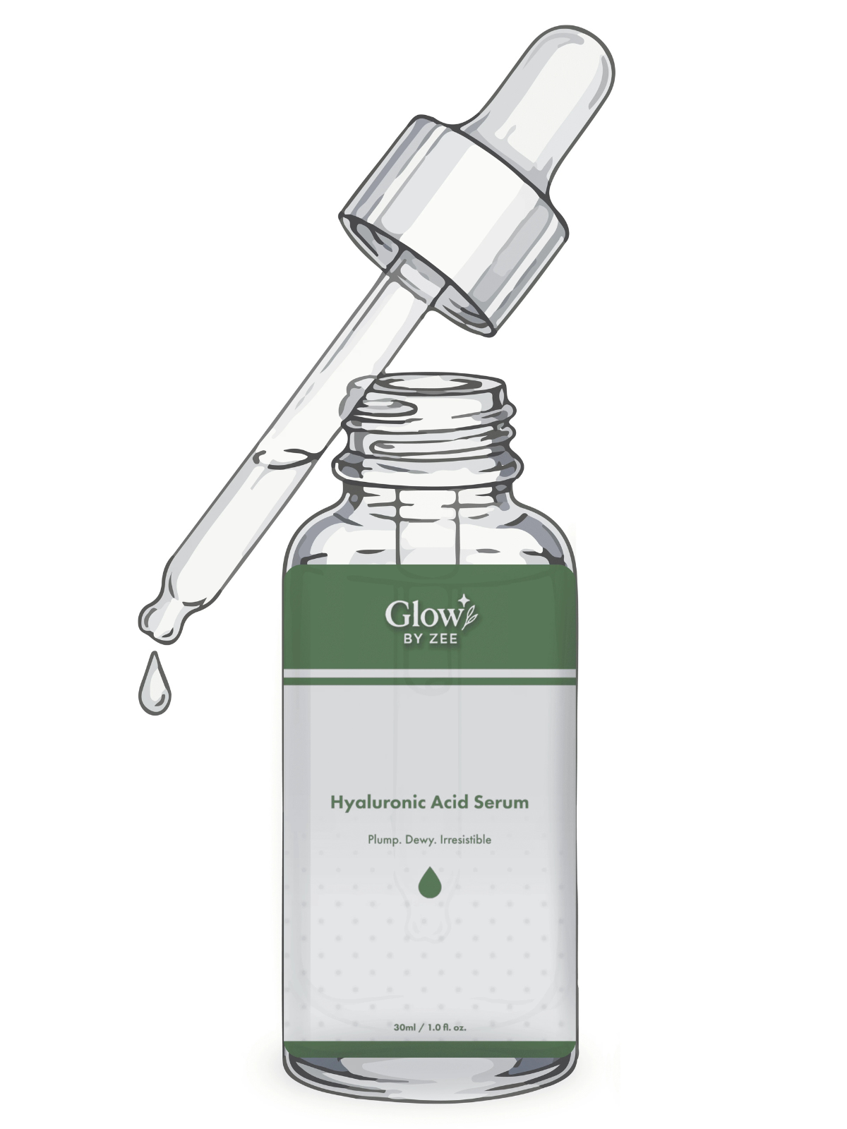 Hyaluronic Acid Hydrating Serum – Glow By Zee